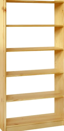 Möbilia Bücherregal 1 Stk. tlg. gefertigt aus massivem Kiefernholz