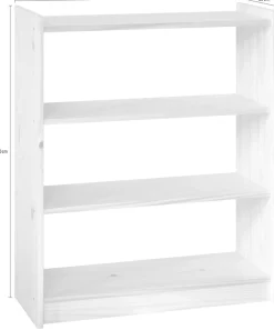 Möbilia Bücherregal 1 Stk. tlg. gefertigt aus massivem Kiefernholz