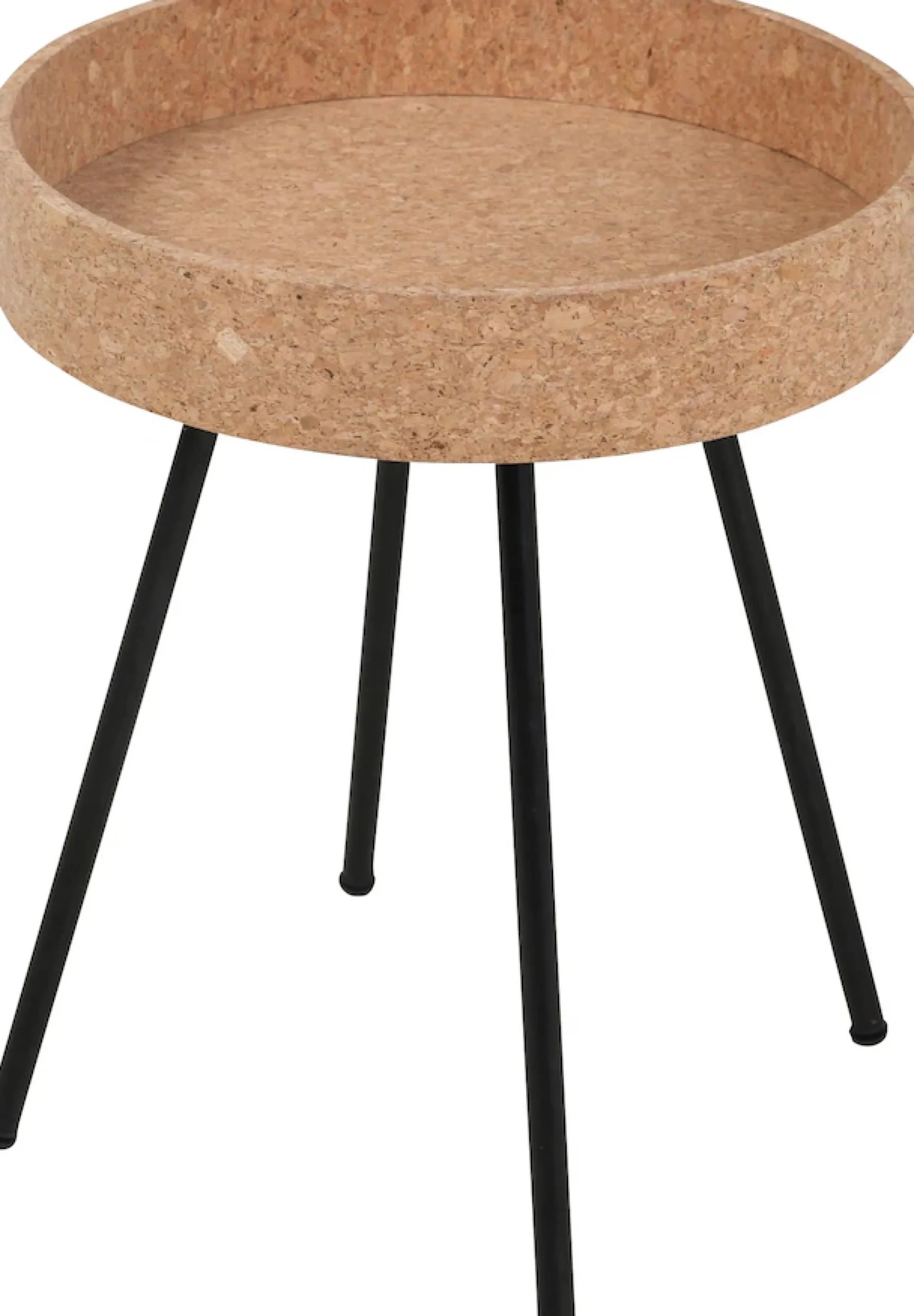 Möbilia Beistelltisch Set, 2 Stk. tlg. Tischplatten aus Kork