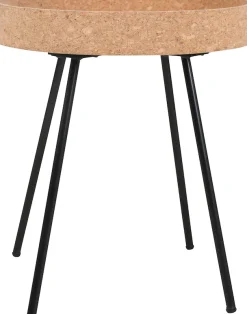 Möbilia Beistelltisch Set, 2 Stk. tlg. Tischplatten aus Kork
