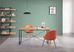 Möbilia Esstisch »Aage« Akazie-Dekor, Breite 140 cm