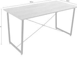Möbilia Esstisch »Aage« Akazie-Dekor, Breite 140 cm
