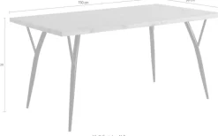 Möbilia Esstisch »Aage« Eiche-Dekor, Breite 150 cm