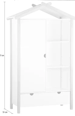 Möbilia Kleiderschrank »Dolidoo« für das Kinderzimmer