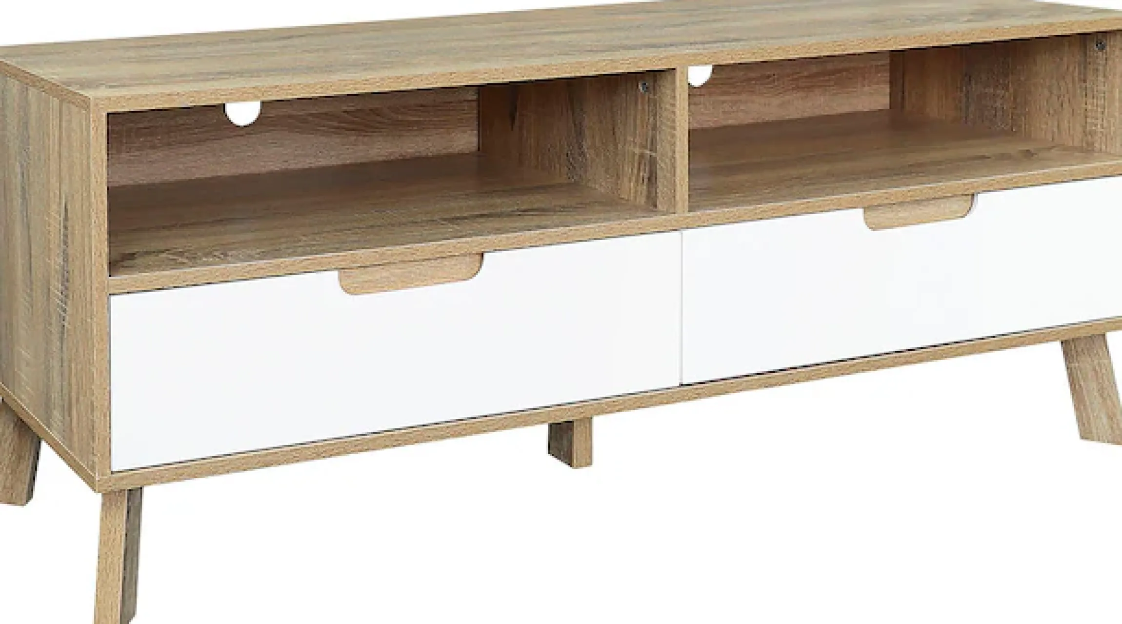 Möbilia Lowboard »Delea« Kommode mit 2 Kabeldurchführungen