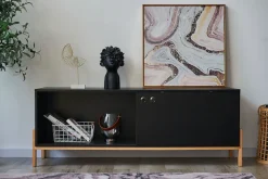 Möbilia Lowboard »Melia« Kommode mit Kabeldurchführungen