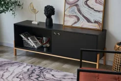 Möbilia Lowboard »Melia« Kommode mit Kabeldurchführungen