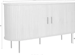 Möbilia Sideboard 2 Schiebetüren