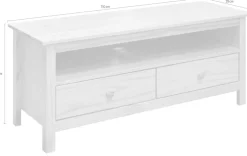 Möbilia TV-Board 1 Stk. tlg. mit Kabeldurchführung