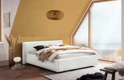 meise.möbel Polsterbett »Cube wahlweise mit Matratze und Bettkasten« extra flaches Kopfteil, erhältlich in den Breiten 140cm, 160cm & 180cm