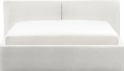 meise.möbel Polsterbett »Cube wahlweise mit Matratze und Bettkasten« extra flaches Kopfteil, erhältlich in den Breiten 140cm, 160cm & 180cm