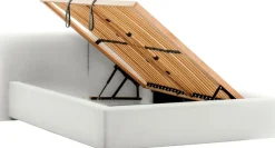 meise.möbel Polsterbett »Cube wahlweise mit Matratze und Bettkasten« extra flaches Kopfteil, erhältlich in den Breiten 140cm, 160cm & 180cm