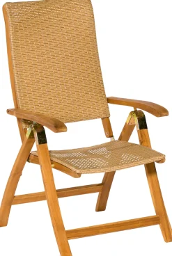 MERXX Gartenstuhl »Capri« (Set) 2 Stk.2er Set, Akazie/Polyrattan, klappbar, natur