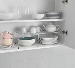 Metaltex Küchenregal »Adapto« Schrankeinsatz, ausziehbar von 33 cm bis 57 cm