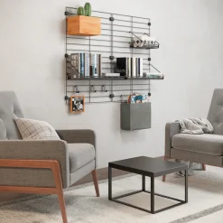 Metaltex Regalelement »Mural line« Set, 1 Stk. tlg. individuell erweiterbar