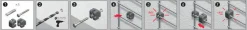 Metaltex Regalelement »Mural line« Set, 1 Stk. tlg. individuell erweiterbar