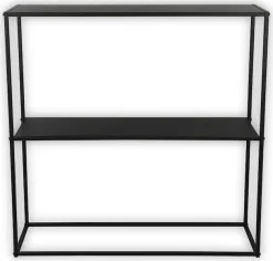 MIRRORS AND MORE Konsolentisch »ALEXIS« 6 Stk. tlg. schwarzes Metallgestell