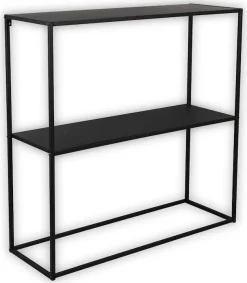 MIRRORS AND MORE Konsolentisch »ALEXIS« 6 Stk. tlg. schwarzes Metallgestell