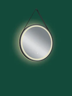 MIRRORS AND MORE LED-Lichtspiegel »Finchen« integrierte LED-Beleuchtung, mit Lederband