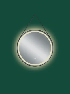 MIRRORS AND MORE LED-Lichtspiegel »Finchen« integrierte LED-Beleuchtung, mit Lederband