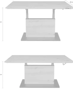 Mäusbacher Couchtisch »Faro« Faro Couchtisch, höhenverstellbar von 48-67 cm, Breite 110 cm