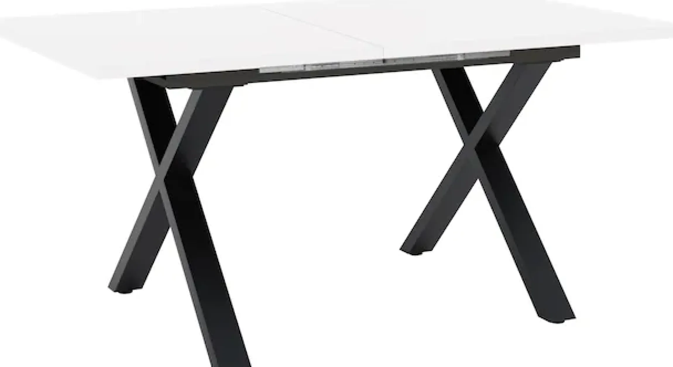 Mäusbacher Esstisch Esstisch ausziehbar auf 210 cm, eckige Tischform, Gestell X-Form