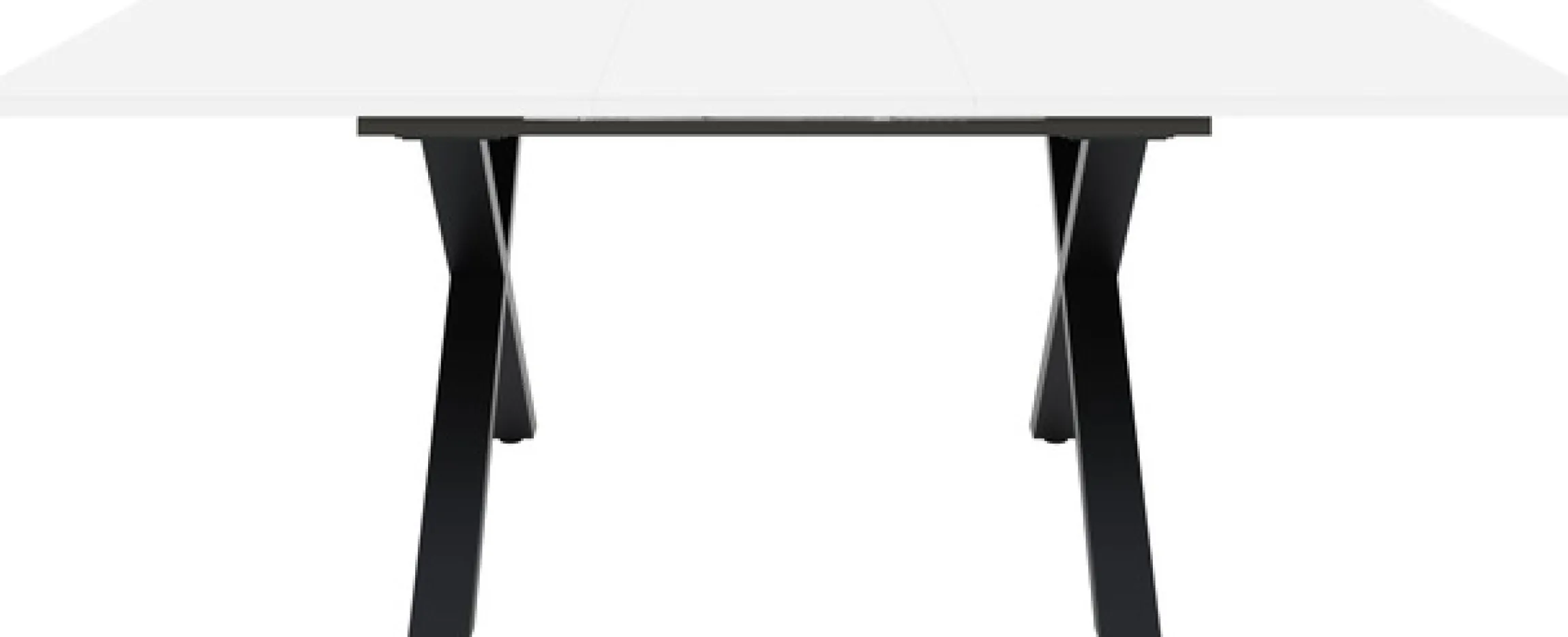 Mäusbacher Esstisch Esstisch ausziehbar auf 210 cm, eckige Tischform, Gestell X-Form