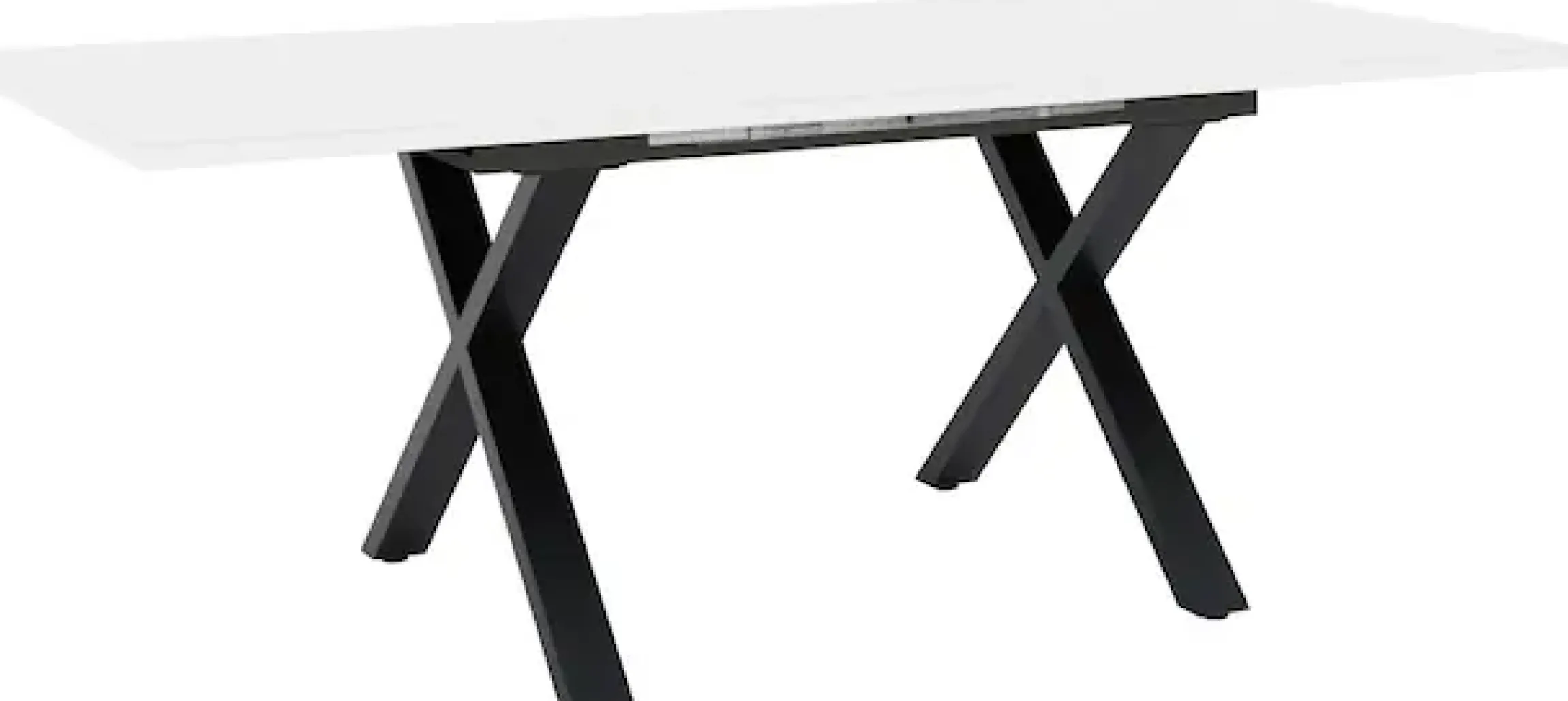 Mäusbacher Esstisch Esstisch ausziehbar auf 210 cm, eckige Tischform, Gestell X-Form