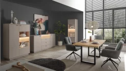 Mäusbacher Esstisch »Lino« Metallgestell in U-Form, ausziehbar 160 auf 210 cm