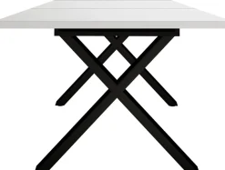 Mäusbacher Esstisch Metallgestell in X-Form, ausziehbar