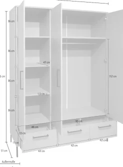Mäusbacher Kleiderschrank Kleiderschrank Höhe 190