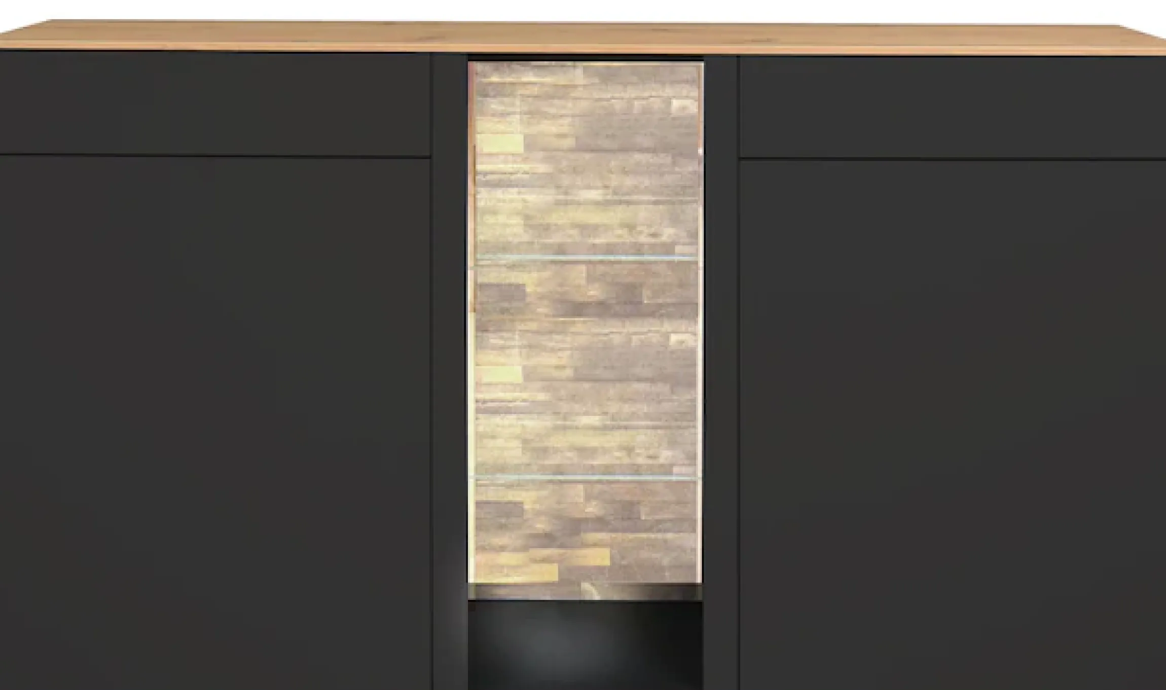 Mäusbacher Kommode Faro Sideboard B 159 cm, inkl. Beleuchtung, Push to open Funktion