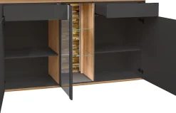 Mäusbacher Kommode Faro Sideboard B 159 cm, inkl. Beleuchtung, Push to open Funktion