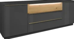 Mäusbacher Lowboard »Nova« Packung,Lowboard, BHT 214/71/42 cm, inkl. Griffbeleuchtung, Türdämpfung