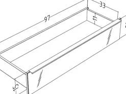 Mäusbacher Lowboard »Nova« Packung,Lowboard, BHT 214/71/42 cm, inkl. Griffbeleuchtung, Türdämpfung