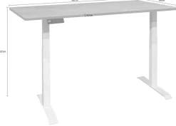 Mäusbacher Schreibtisch »Big System Office« Breite 140 cm, elektrisch höhenverstellbar