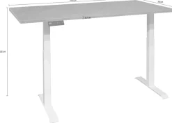 Mäusbacher Schreibtisch »Big System Office« Breite 120 cm, elektrisch höhenverstellbar