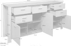 Mäusbacher Sideboard »Nele« Breite 193 cm