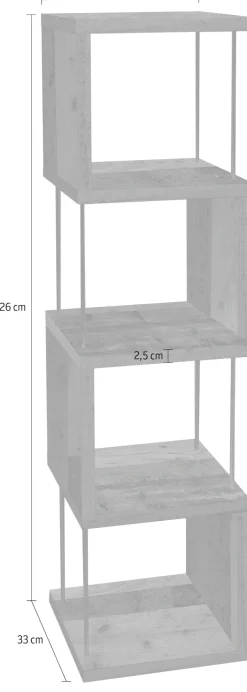 Mäusbacher Standregal »Sticks Regale« Breite 33 cm
