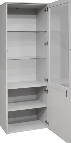 Mäusbacher Standvitrine »Imola« Mäusbacher Vitrine mit Glas- und Holztür