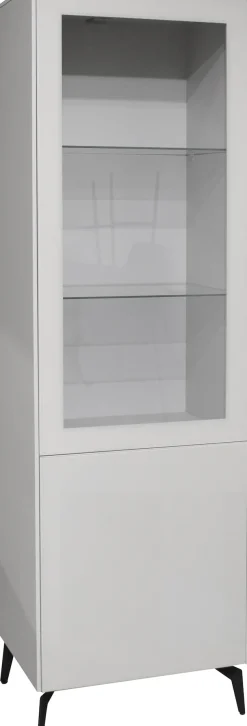 Mäusbacher Standvitrine »Imola« Mäusbacher Vitrine mit Glas- und Holztür