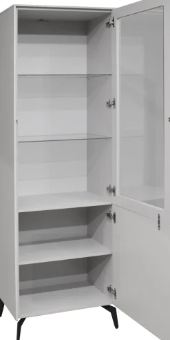 Mäusbacher Standvitrine »Imola« Mäusbacher Vitrine mit Glas- und Holztür