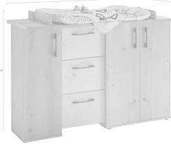 Mäusbacher Wickelkommode »Micha« bis 50 kg umbaufähig zur Kommode 127 cm