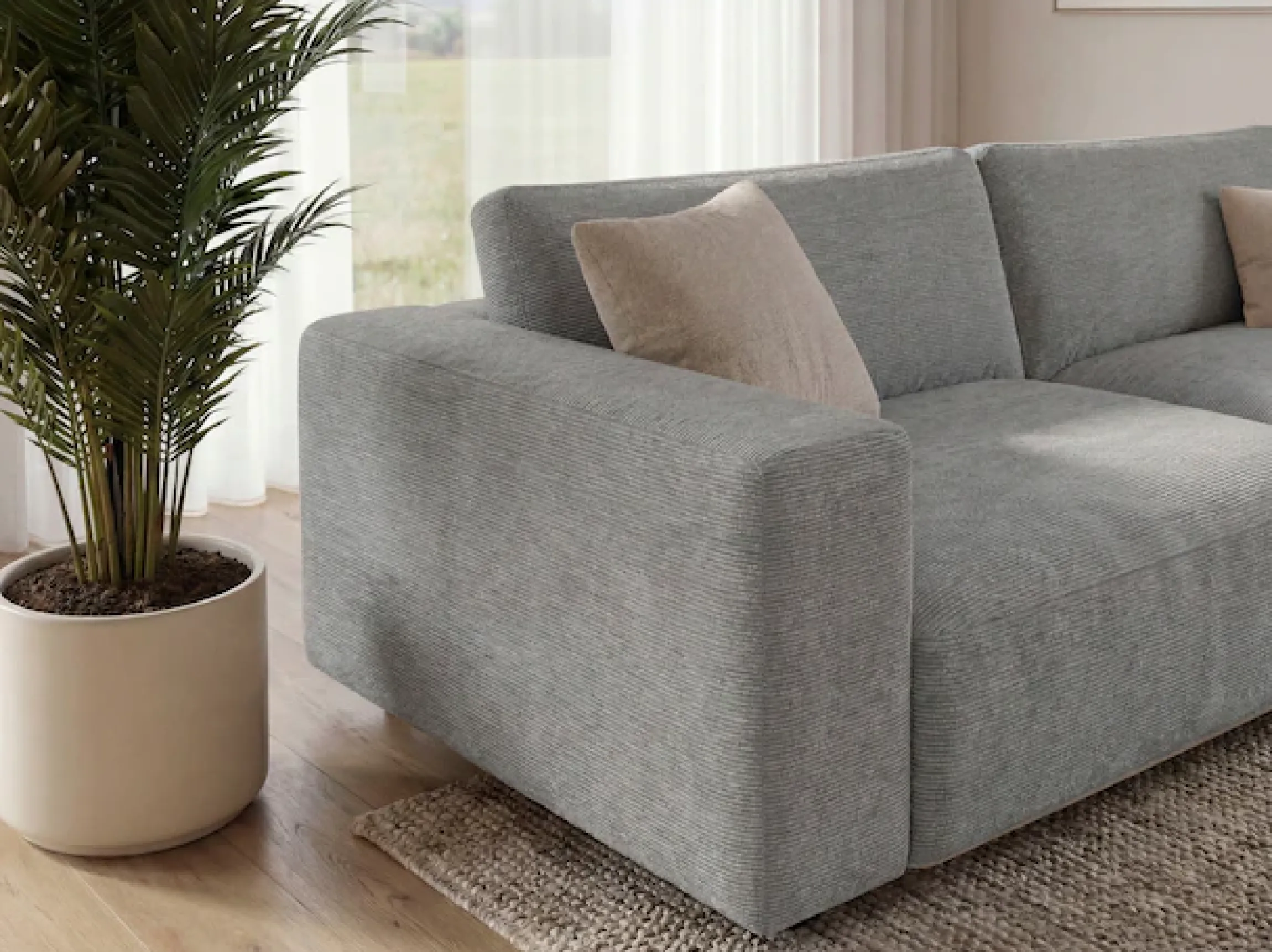 Musterring Big-Sofa »MR Lucia, puristischer Luxus von Musterring« Erstklassige Kammerkissen, weiche Polsterung & zeitloser Look