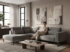 Musterring Ecksofa »JUSTB! PM100, stilvoller Lounge-Komfort von Musterring« Kollektion Bettina Zimmermann, optionaler Sitzvorzug & Fuß-Auswahl
