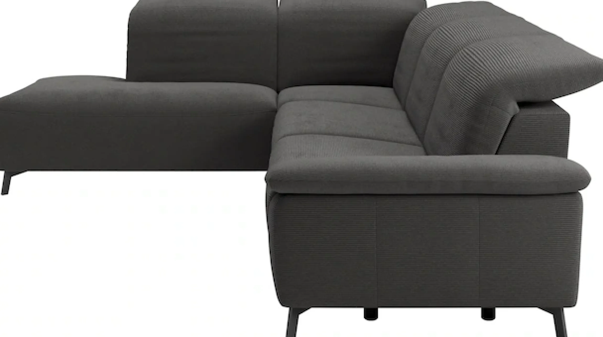 Musterring Ecksofa »MR 370, intelligenter Komfort im modernen Design« Optionale Relaxfunktion, flexible Kopfteile & klappbare Armlehnen