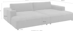 Musterring Loungesofa »MR LUCIA, die ultimative Lounge-Oase, Breite 300cm, bequem, Mega Sofa« Mega-Fläche, erstklassige Kammerkissen & Luxus-Komfort