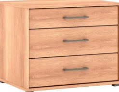 Musterring Nachtkommode »Sorrent Nachttisch, Nachtschrank, mit Schubladen, teilmassiv, 60 cm« Set, mit Selbsteinzug und Dämpfung, MADE IN GERMANY,