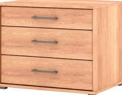 Musterring Nachtkommode »Sorrent Nachttisch, Nachtschrank, mit Schubladen, teilmassiv, 60 cm« Set, mit Selbsteinzug und Dämpfung, MADE IN GERMANY,