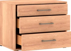 Musterring Nachtkommode »Sorrent Nachttisch, Nachtschrank, mit Schubladen, teilmassiv, 60 cm« Set, mit Selbsteinzug und Dämpfung, MADE IN GERMANY,